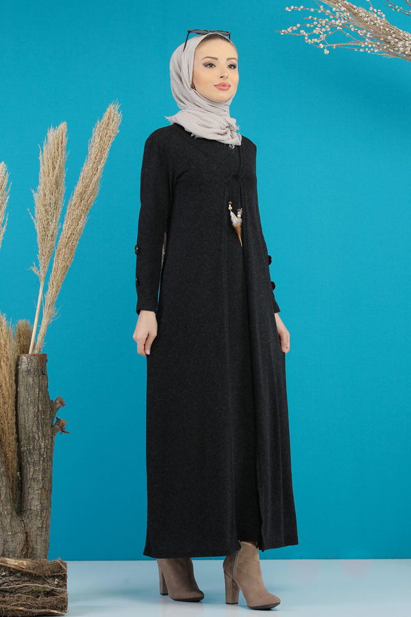 Elbise Yelek Siyah Siyah - 5168 SİYAH