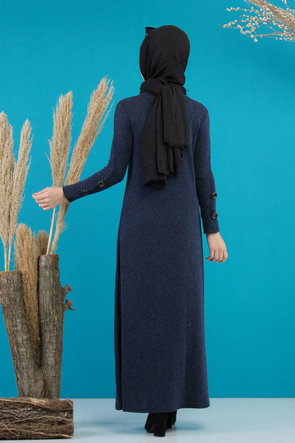 Elbise Yelek Siyah Lacivert - 5168 LACİVERT