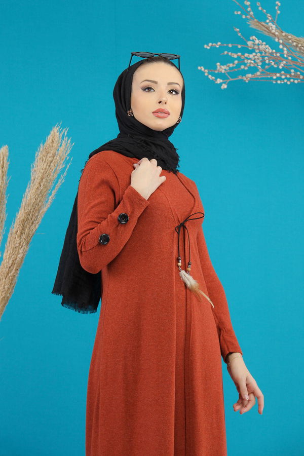Elbise Yelek Siyah Kiremit - 5168 KİREMİT