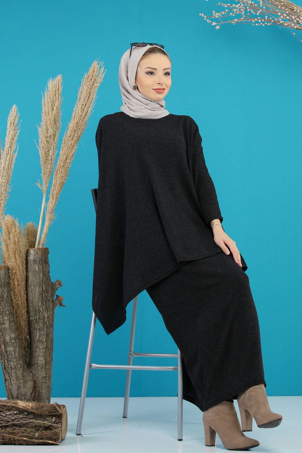 Elbise Panço Siyah Siyah - 5166