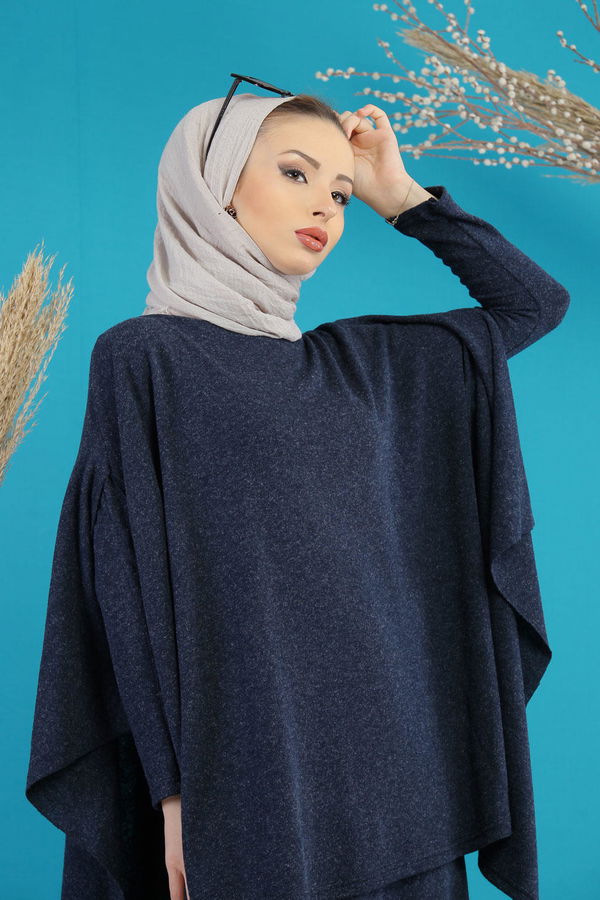 Elbise Panço Siyah Lacivert - 5166 LACİVERT