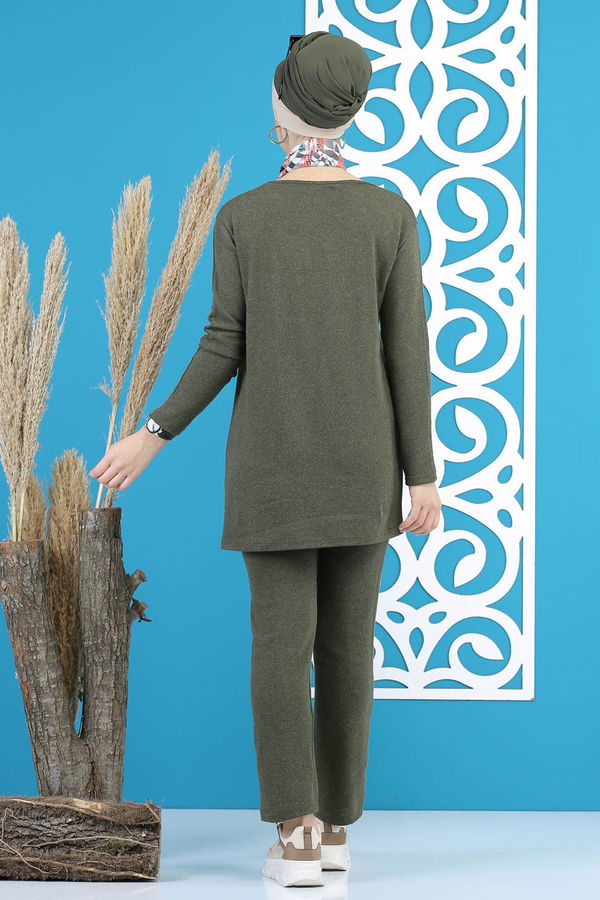 Tunik Pantolon Siyah  Haki - 5170