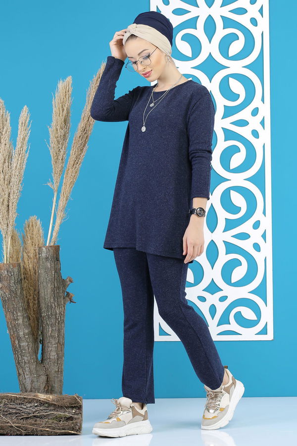 Tunik Pantolon Siyah  Lacivert - 5170 LACİVERT