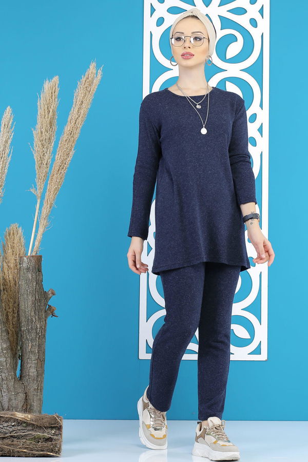 Tunik Pantolon Siyah  Lacivert - 5170 LACİVERT