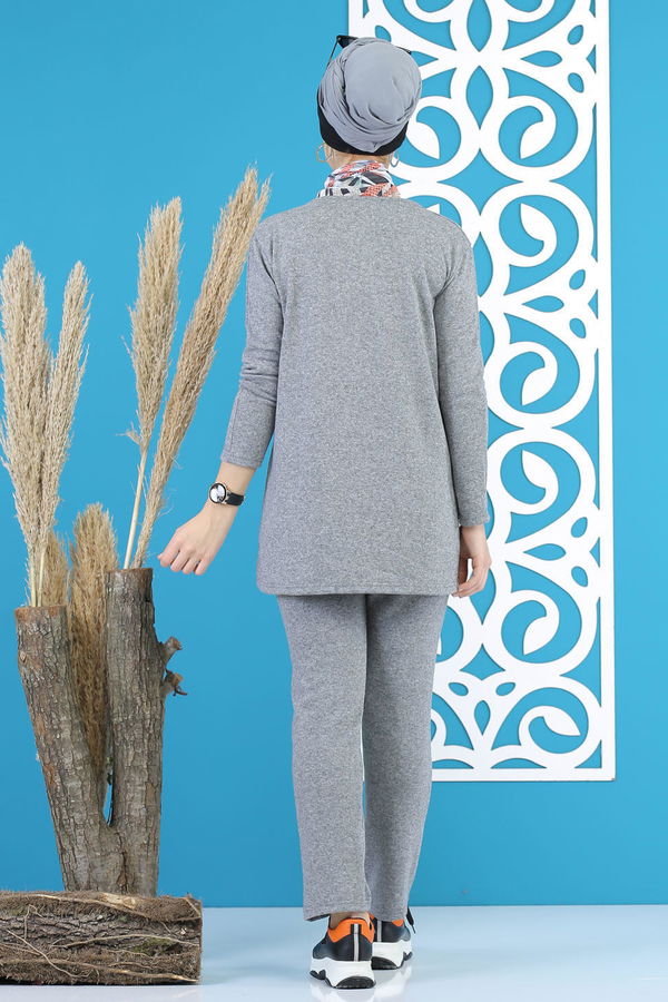 Tunik Pantolon Siyah  Gri - 5170 GRİ