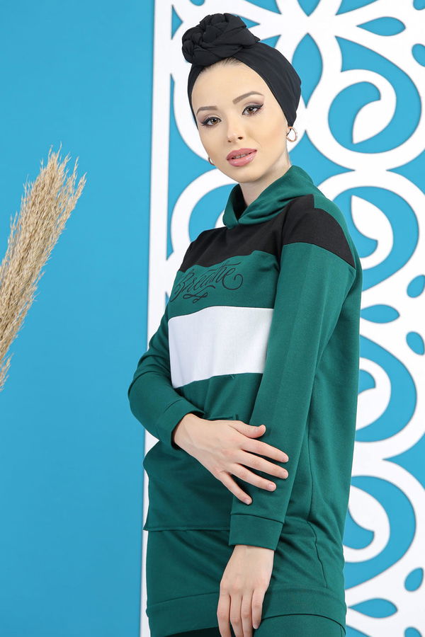 Tunik Pantolon Haki  Yeşil - 7808 YEŞİL