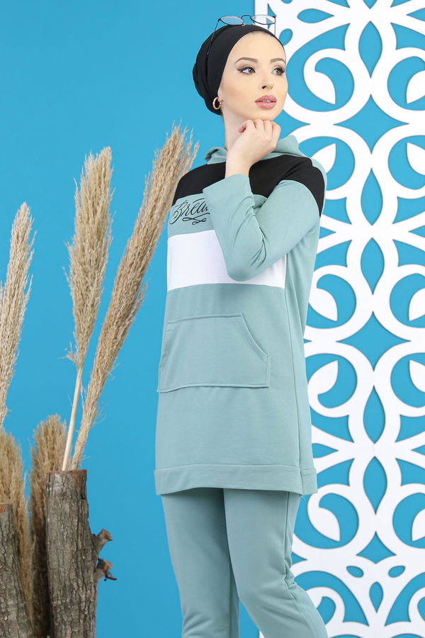 Tunik Pantolon Haki  Yeşil - 7808