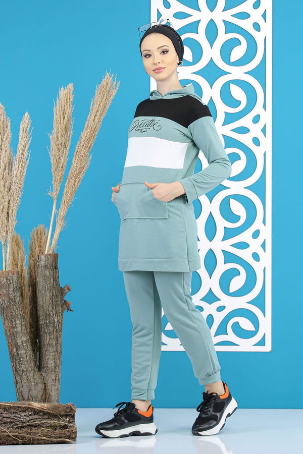 Tunik Pantolon Haki  Yeşil - 7808
