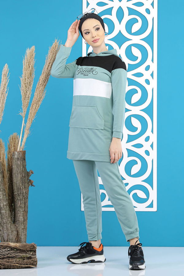 Tunik Pantolon Haki  Yeşil - 7808