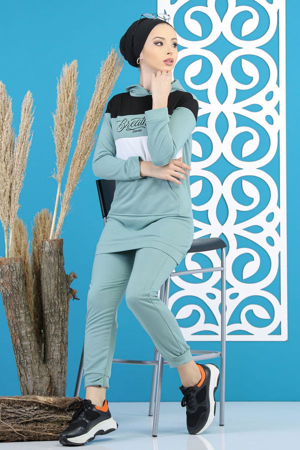 Tunik Pantolon Haki  Yeşil - 7808