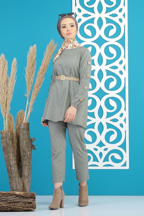 Tunik Pantolon Kemer Haki - 7820 Haki - 7820 HAKİ