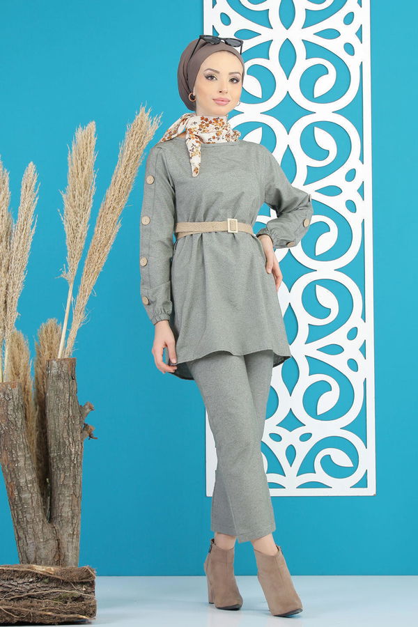 Tunik Pantolon Kemer Haki - 7820 Haki - 7820 HAKİ