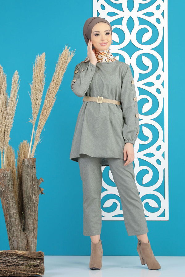 Tunik Pantolon Kemer Haki - 7820 Haki - 7820 HAKİ