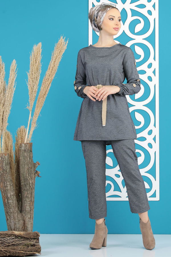 Tunik Pantolon Kemer Antrasit - 7820 Antrasit - 7820 ANTRASİT
