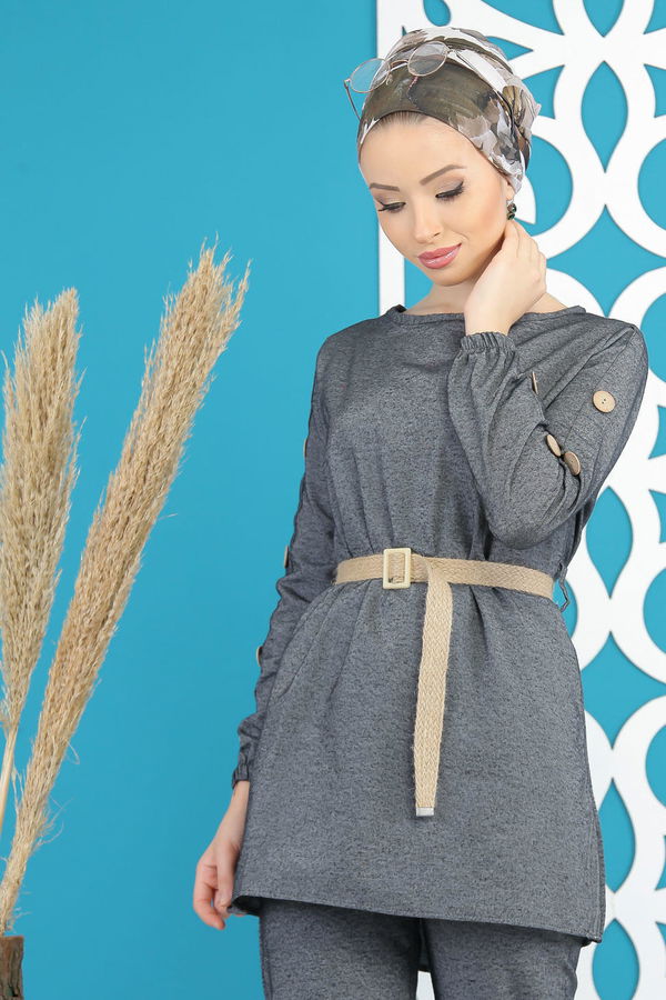 Tunik Pantolon Kemer Antrasit - 7820 Antrasit - 7820 ANTRASİT