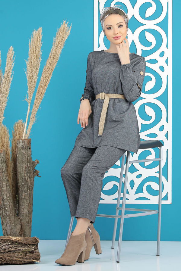 Tunik Pantolon Kemer Antrasit - 7820 Antrasit - 7820 ANTRASİT