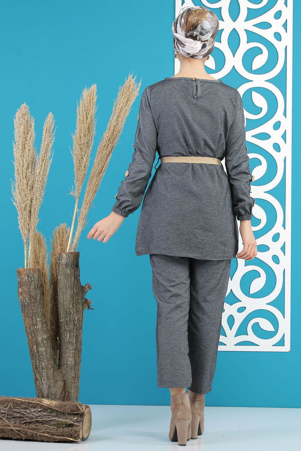 Tunik Pantolon Kemer Antrasit - 7820 Antrasit - 7820 ANTRASİT
