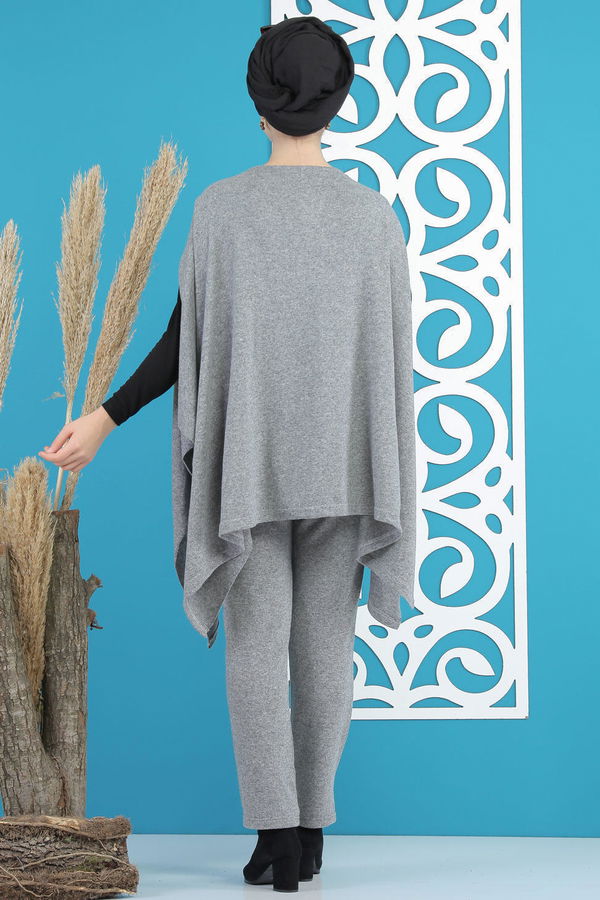 Panço Pantolon Siyah  Gri - 5176 GRİ