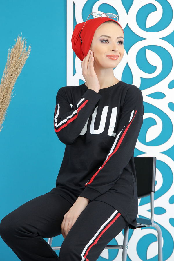 Tunik Pantolon Siyah  Siyah - 4115 SİYAH