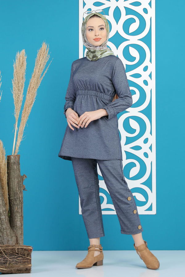 Tunik Pantolon Fume - 02 7733 Antrasit - 7733