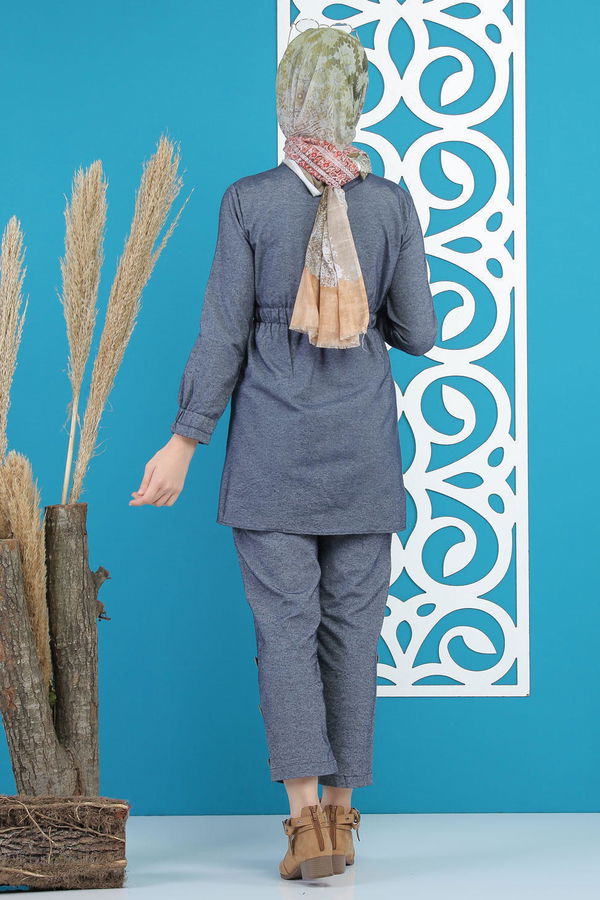 Tunik Pantolon Fume - 02 7733 Antrasit - 7733