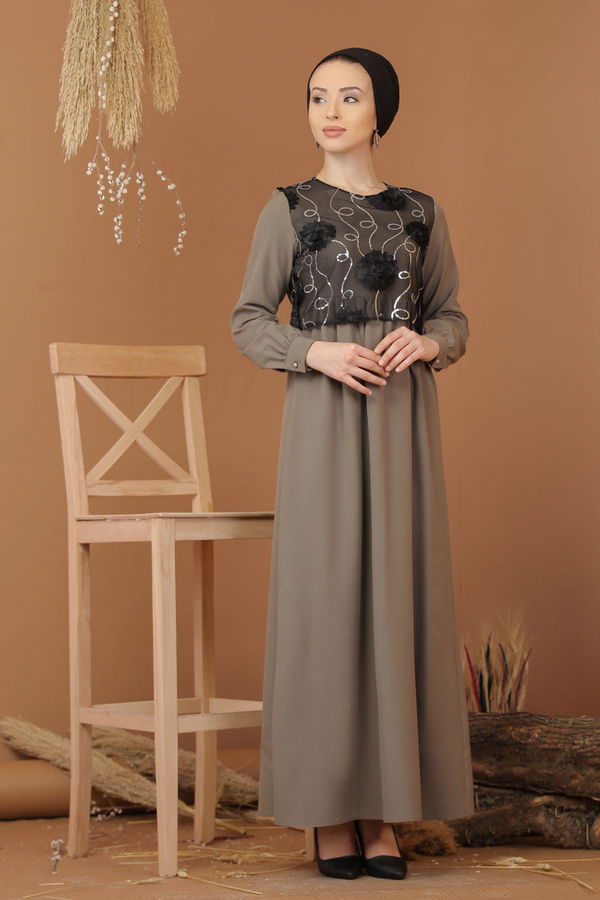 Elbise Siyah Haki - 1125 HAKİ