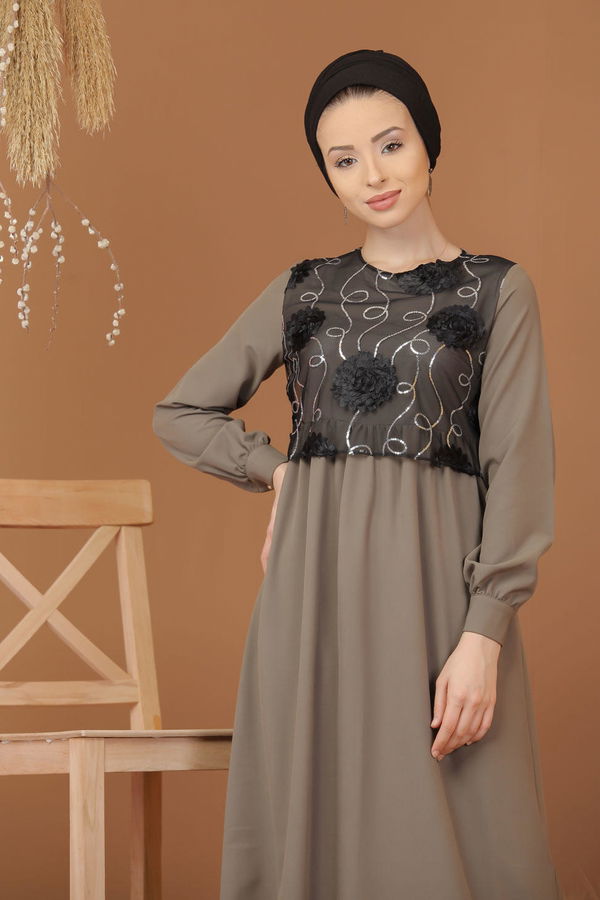 Elbise Siyah Haki - 1125 HAKİ
