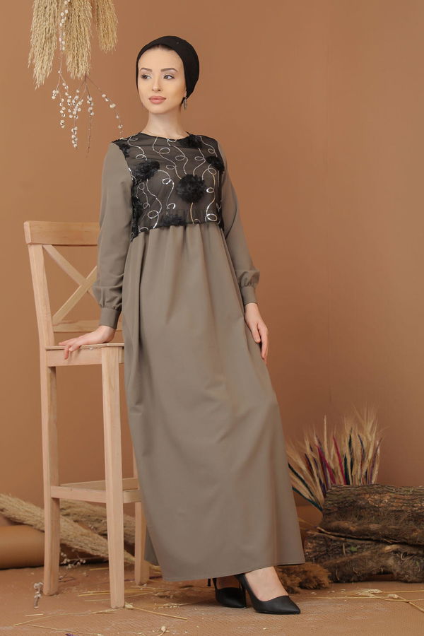 Elbise Siyah Haki - 1125 HAKİ