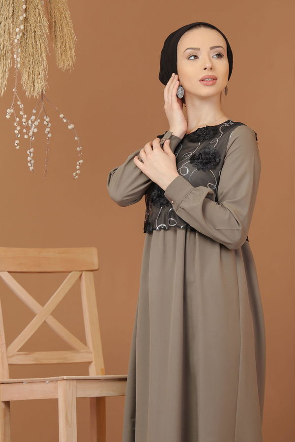 Elbise Siyah Haki - 1125 HAKİ