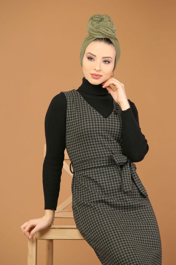 Kolsuz Elbise Haki - 5213 Haki - 5213 HAKİ
