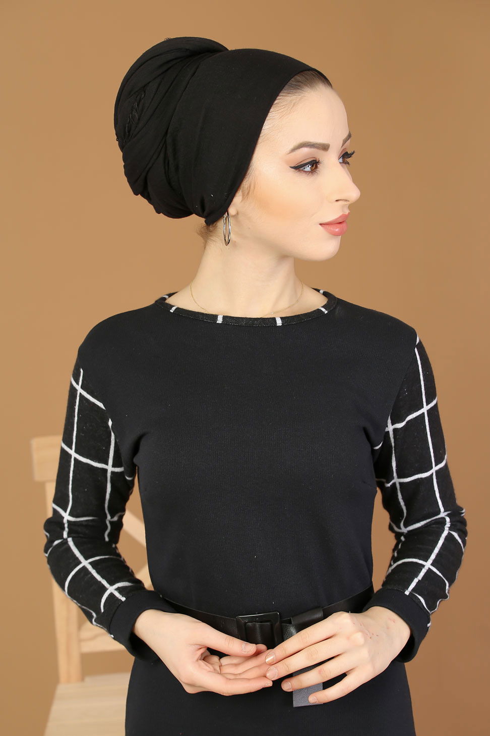 Elbise Kemer Siyah Vizon Siyah - 8177 SİYAH