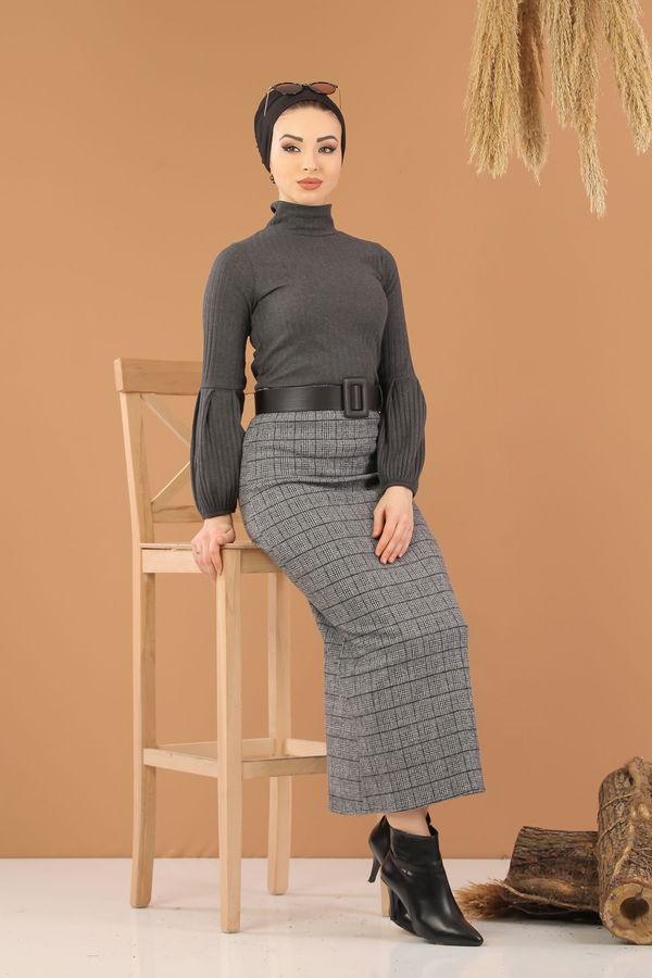 Bluz Etek Kombin D-2 Antrasit - 8270 Antrasit - 8270