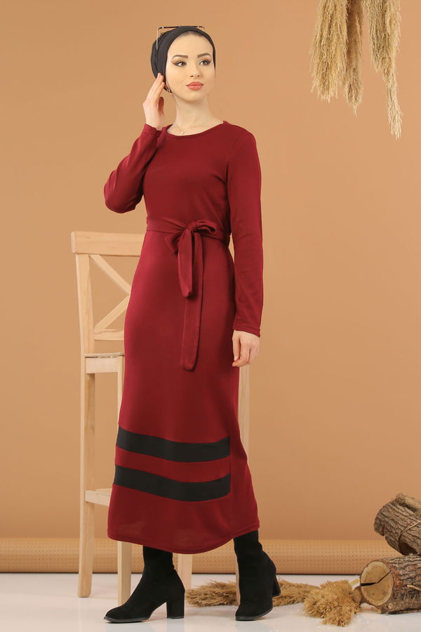 Elbise Taba  Bordo - 5241 BORDO