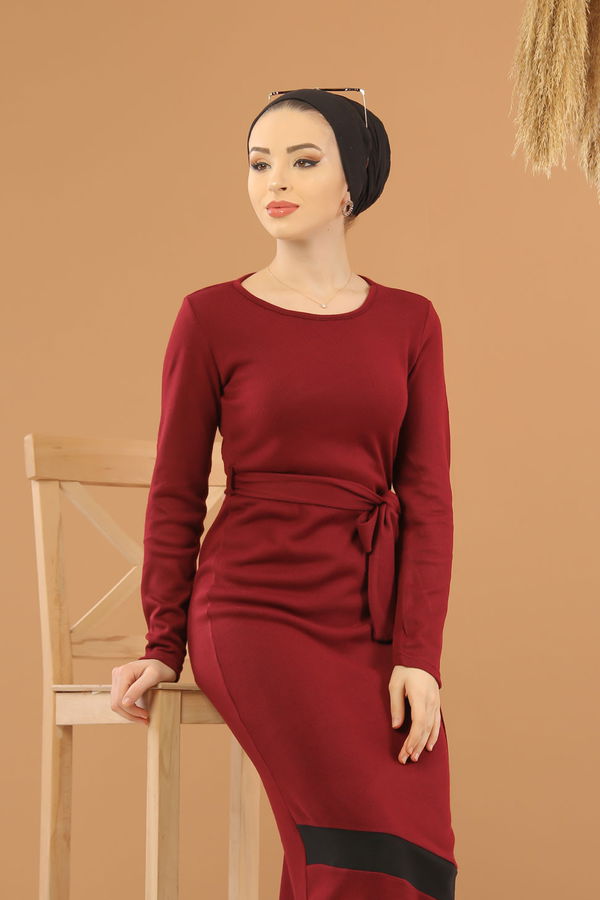 Elbise Taba  Bordo - 5241 BORDO