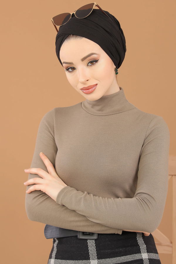 Bluz Etek Kombin Vizon - 8307 Vizon - 8307