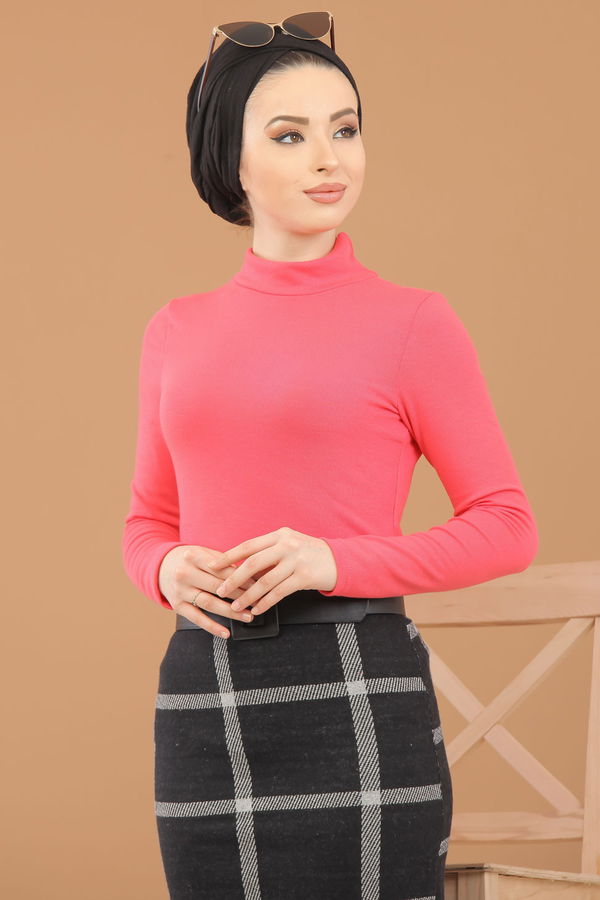 Bluz Etek Kombin Fuşya - 8307 Fuşya - 8307