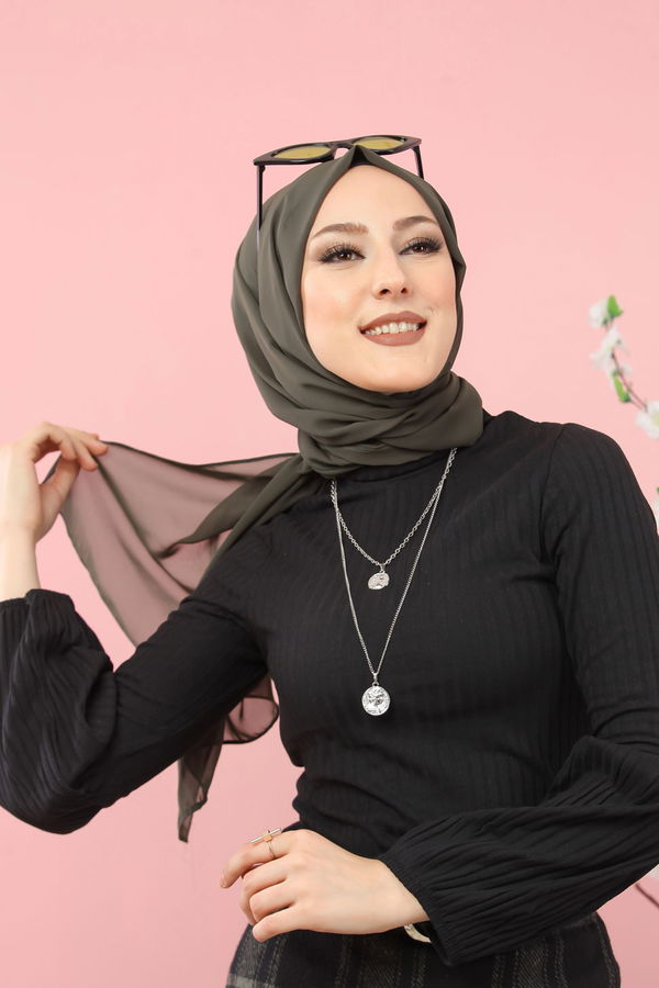 8334 BLUZ ETEK KOMBİN Haki - 8334