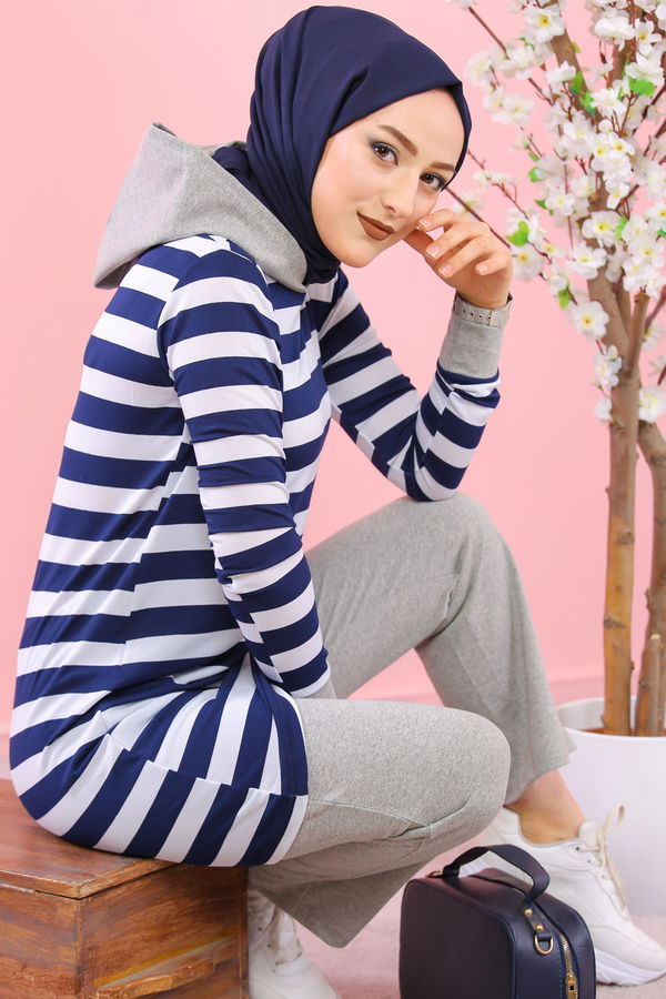5250 TUNİK PANTOLON Gri - 5250