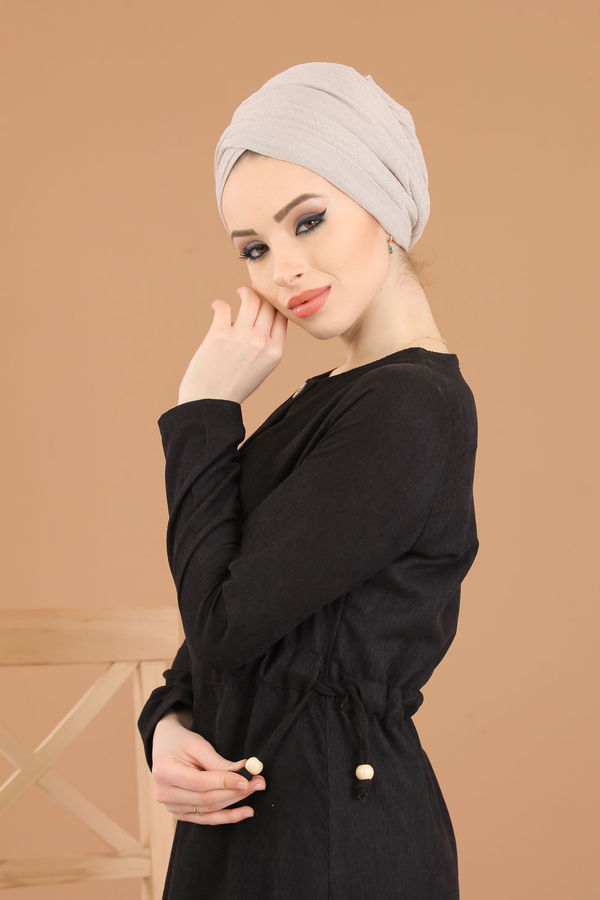 8376 KADİFE ELBİSE Siyah - 8376