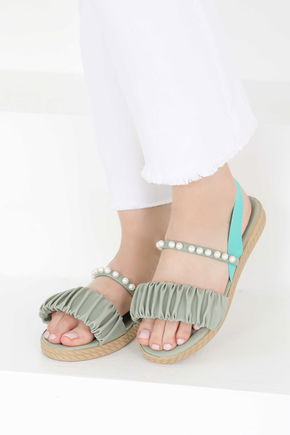 İncili Sandalet - 27404