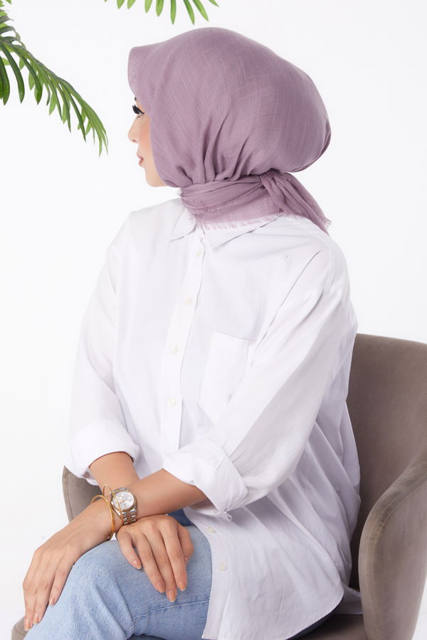 Düz Orta Kadın Pembe Eşarp - 26146 PEMBE