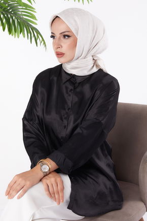 Düz Orta Kadın Bej Janjanlı Eşarp - 26150