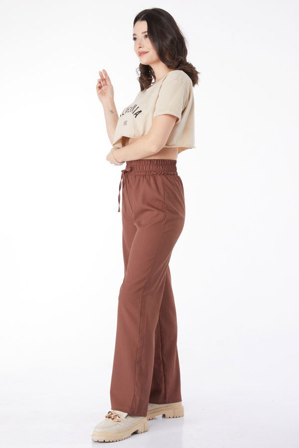 Beli Lastikli Pantolon - 27074