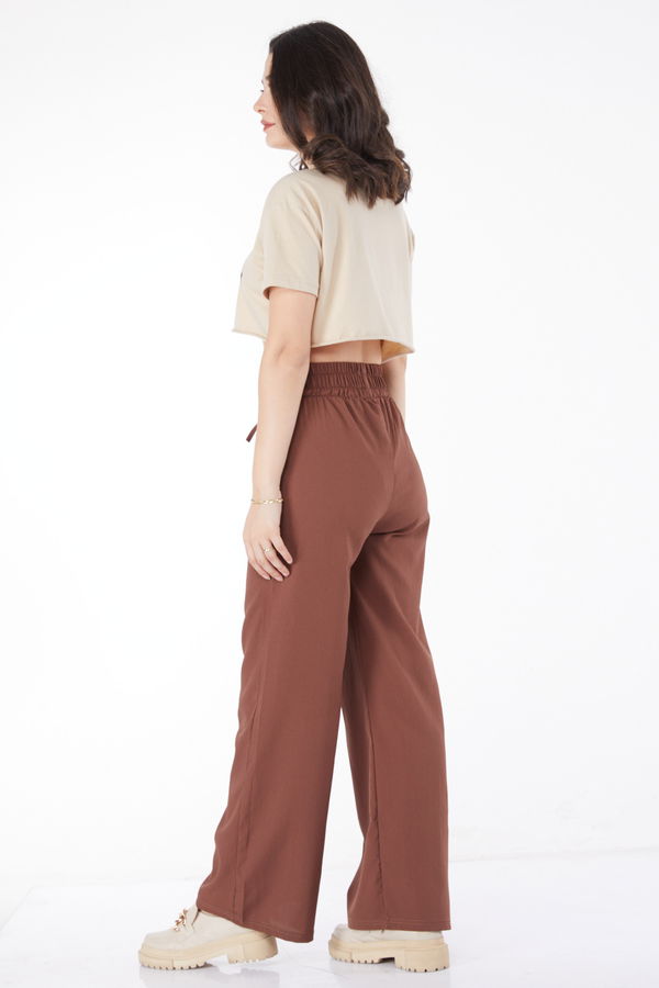 Beli Lastikli Pantolon - 27074