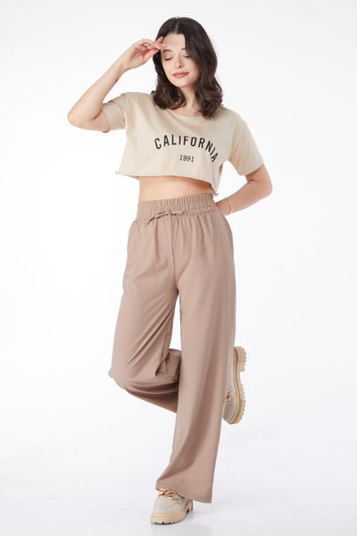 Beli Lastikli Pantolon - 27074