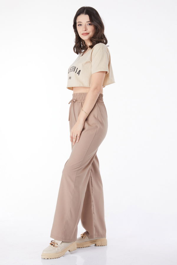 Beli Lastikli Pantolon - 27074