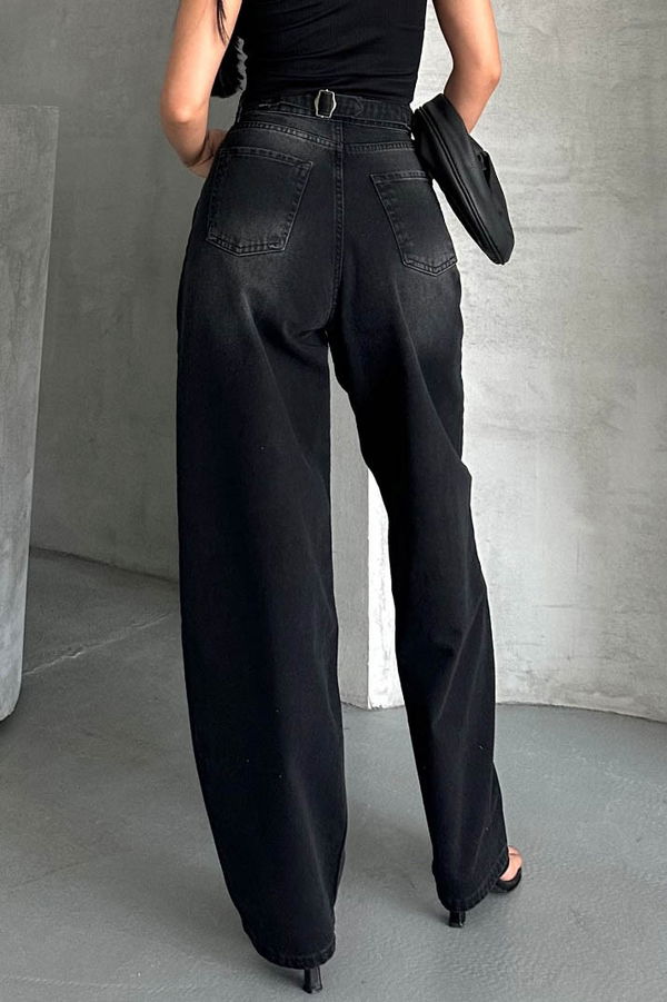 Tokalı Baggy Kot Pantolon - 27297