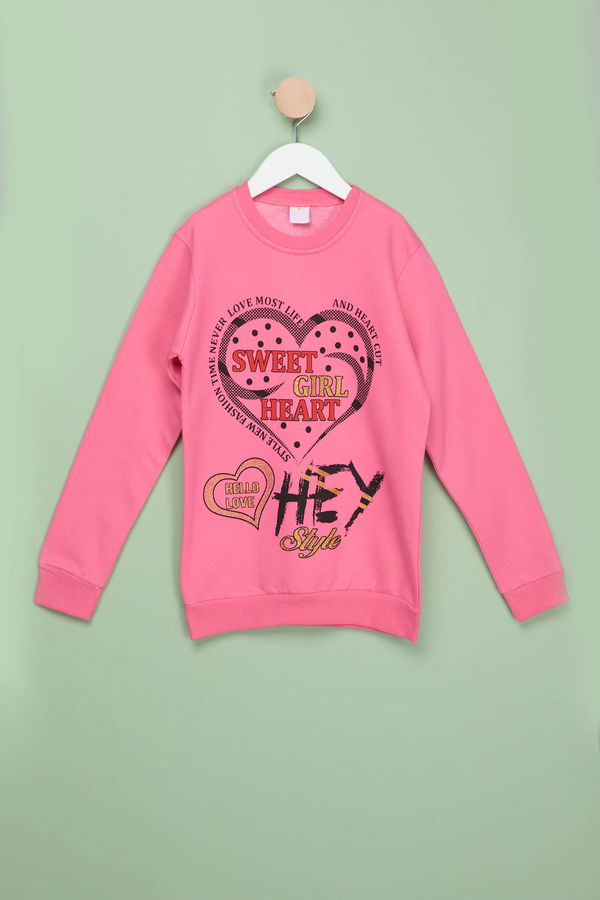 Kız Çocuk Pembe Eşofman Takımı - 23829