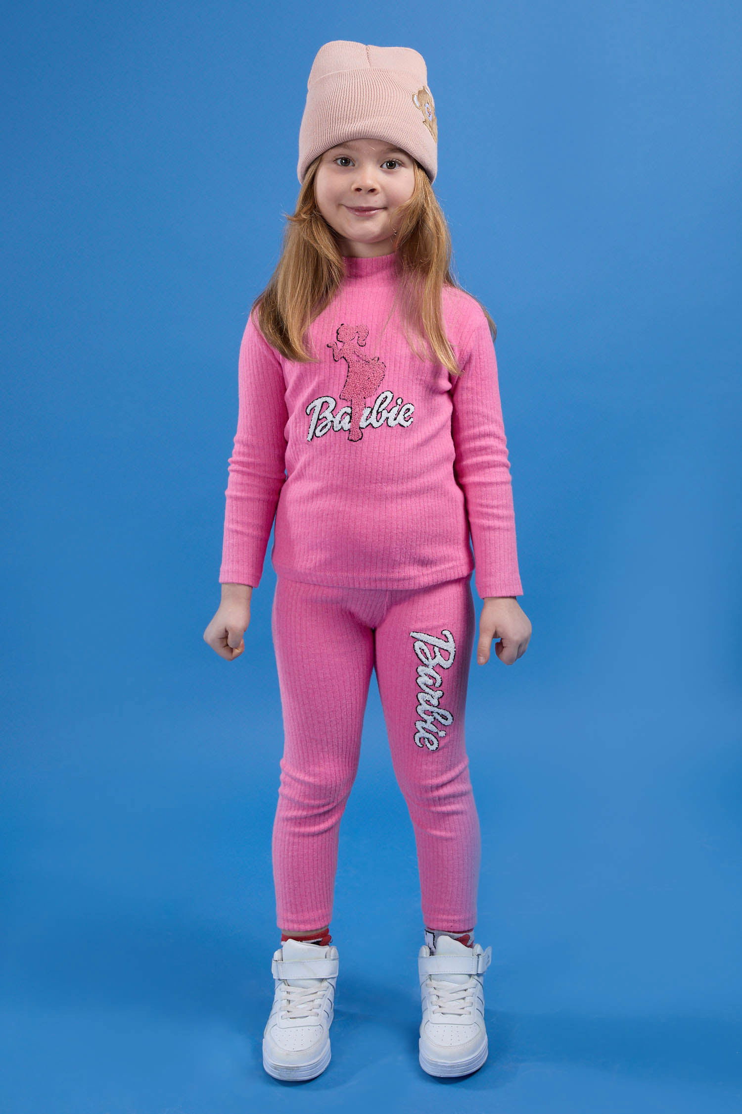 Kız Çocuk Pembe Eşofman Takımı - 23838