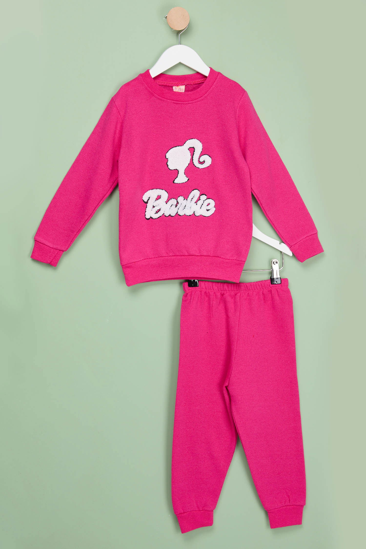 Kız Çocuk Pembe Eşofman Takımı - 23843